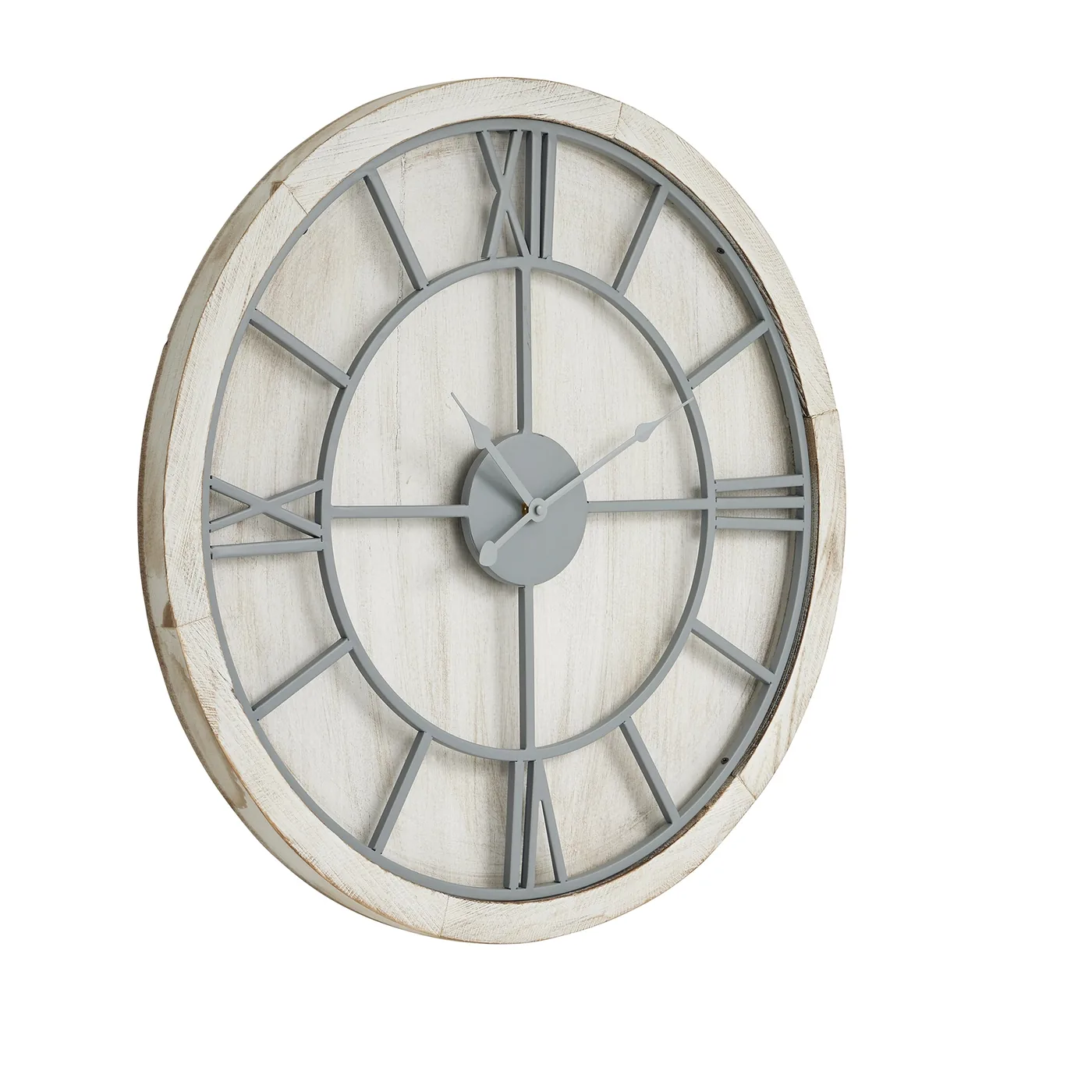 Decor material and finish reference for Williston White Wall Clock