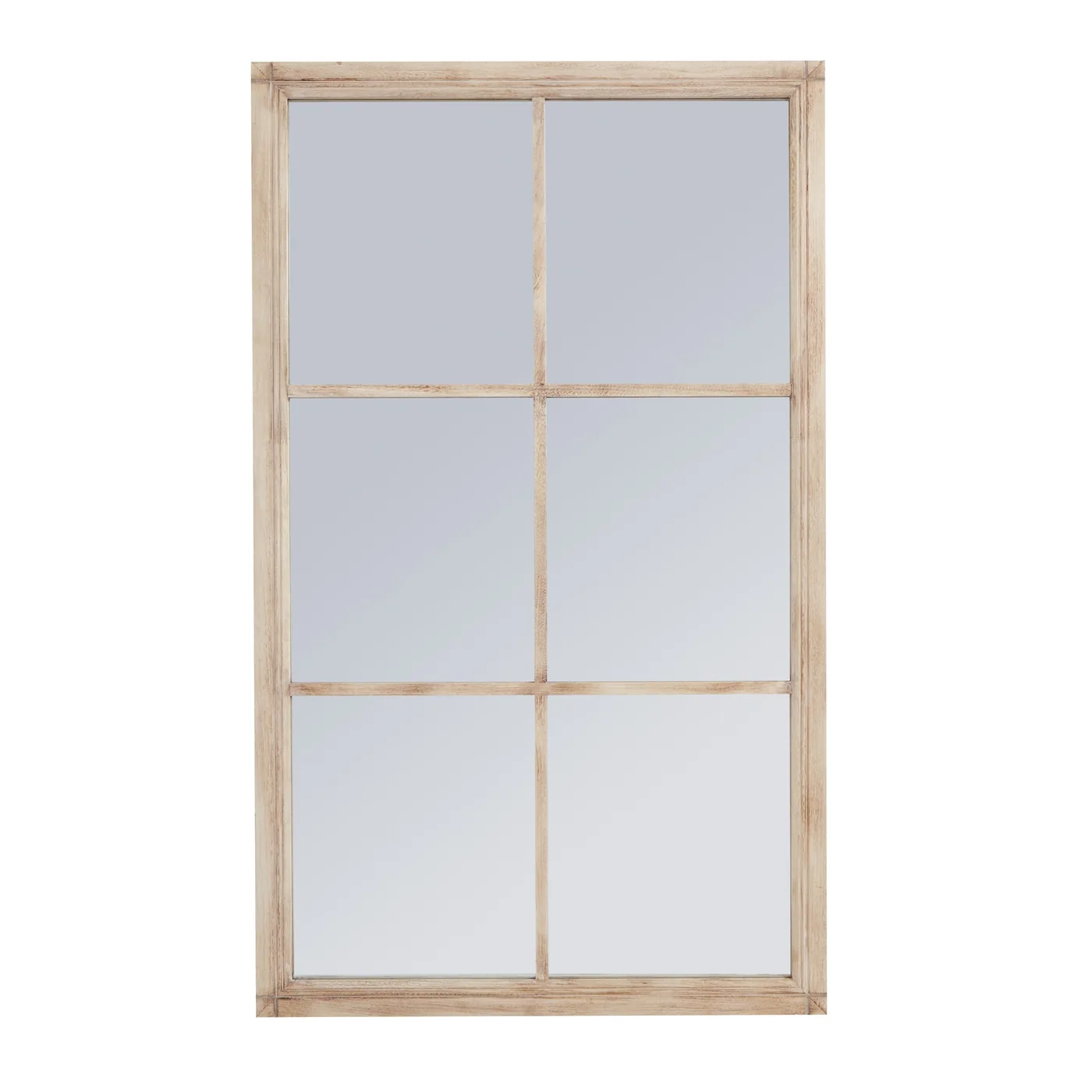 Mirrors material and finish reference for Washed Wood Large Window Mirror