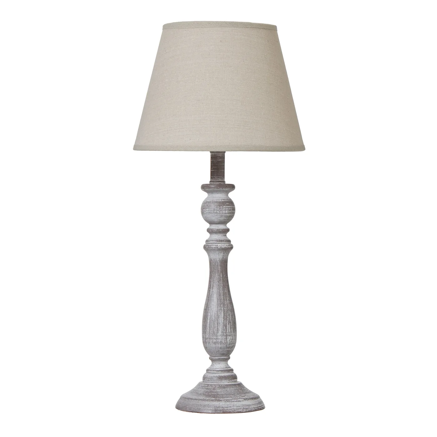 Lighting material and finish reference for Dunum Column Table Lamp With Linen Shade