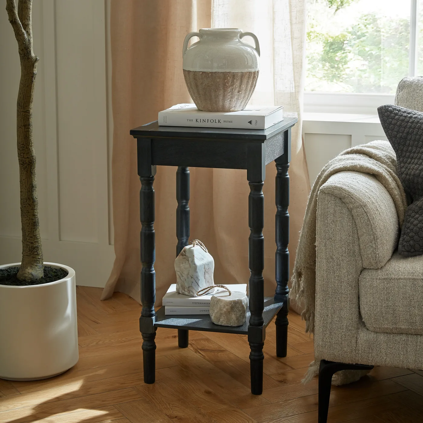Tables material and finish reference for Contour Collection Side Table