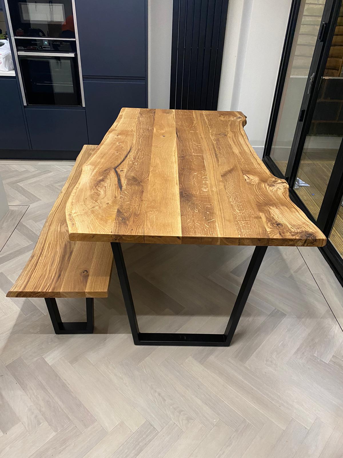 Rustic Solid Oak Table 24m Rustic Modern Furniture Rustic Tables For Life