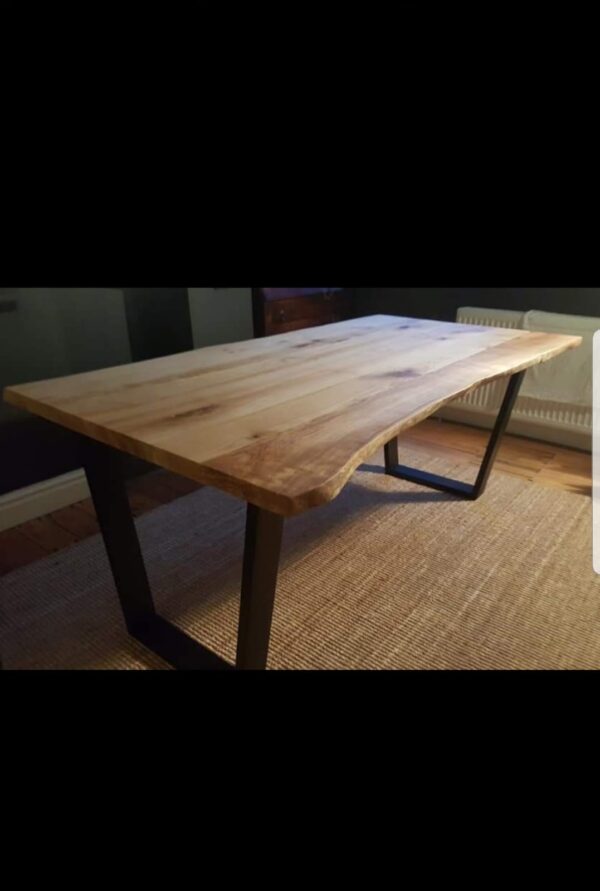 rustic solid oak table