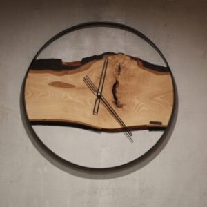 rustic wall clock